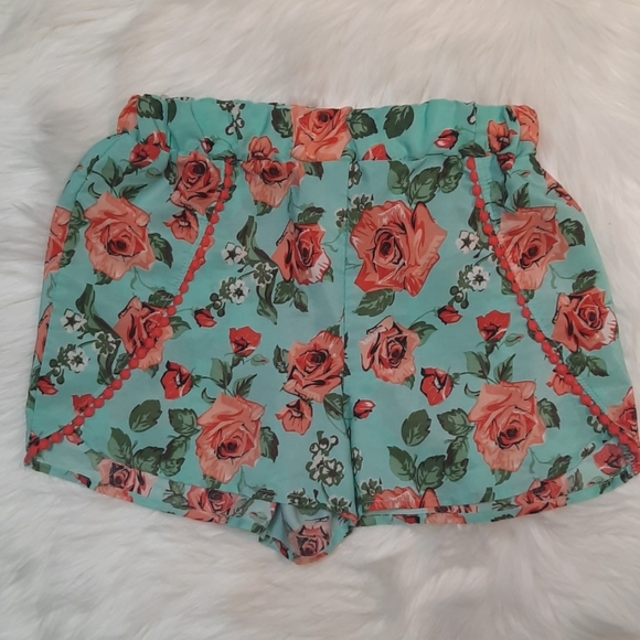 Girls 2pc Matching Set - Eyelet/Floral Print - Size: 8-12 - Picture 9 of 12